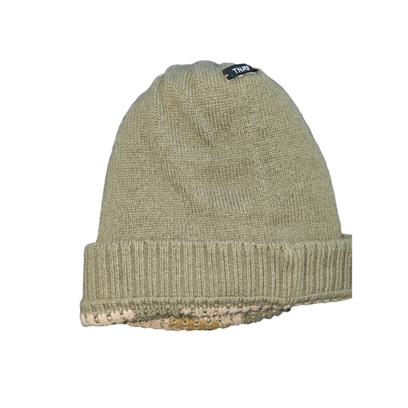 Tna Revolve Aritzia Beanie Toque Hat Reversible Green - Picture 2 of 2